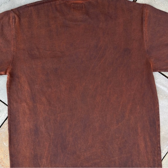 Vintage 90s Overdyed Brown Reworked Pocket T-Shirt - Picture 5 of 5